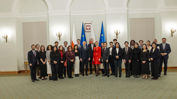 LISD students and staff visiting Poland. Photo: Łukasz Kamiński
