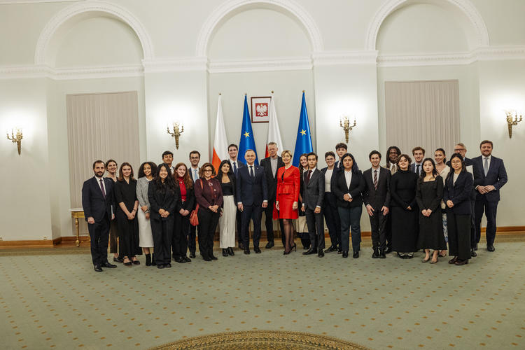 LISD students and staff visiting Poland. Photo: Łukasz Kamiński